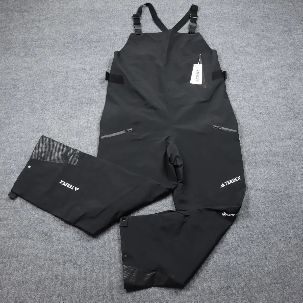Terrex Gore-tex Bib Snow Pants Women XL Black Snow Skiing Outdoors IN8783 by Adidas