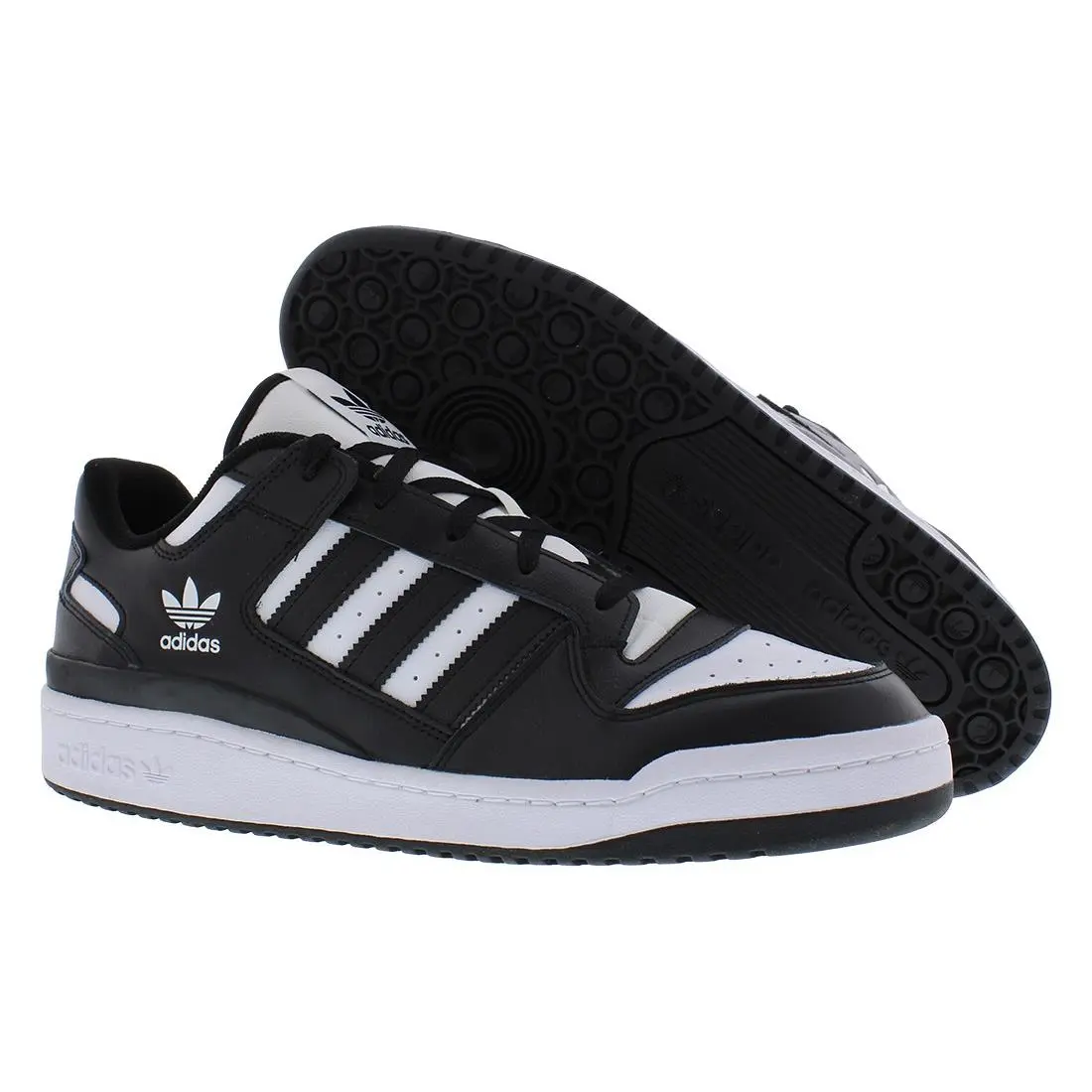 Adidas Forum Low CL Leather Mens Shoes Size 16 Color: Core Black/footwear