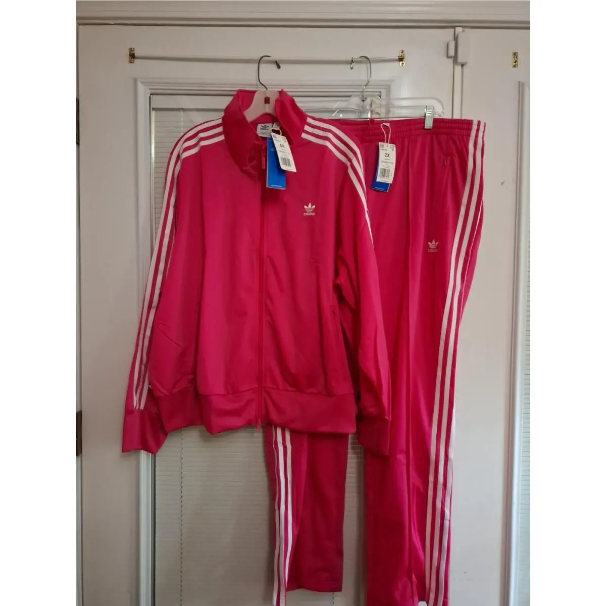 Plus Size 4X Women`s Firebird TT PB Orignal Tracksuit by Adidas