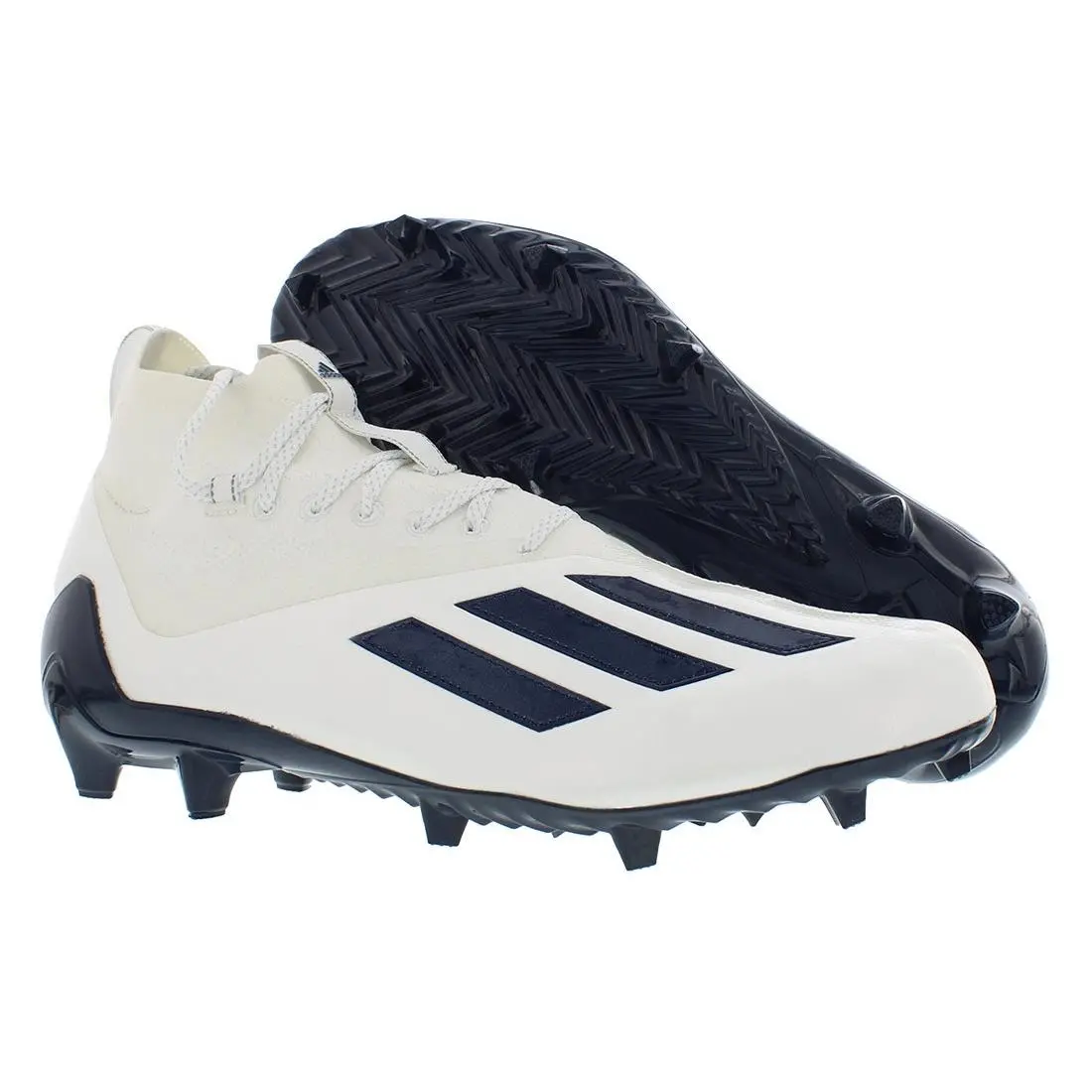 Adidas SM Adizero Primeknit 21 Mens Shoes Size 12 Color: Footwear White/navy - Footwear White/Navy Blue, Main: White