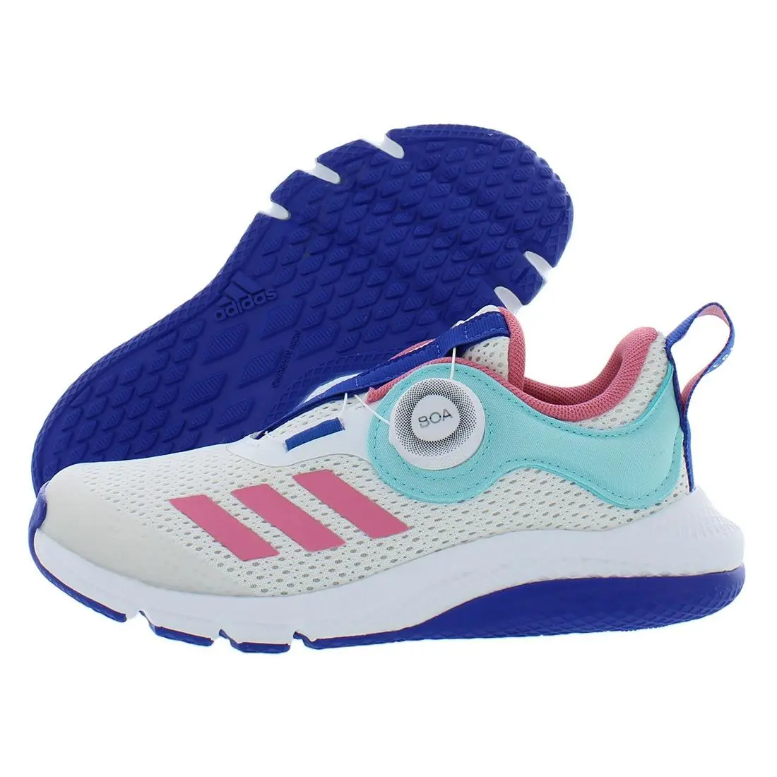 Activeflex Boa Girls Shoes Size 10.5 Color: White/blue by Adidas