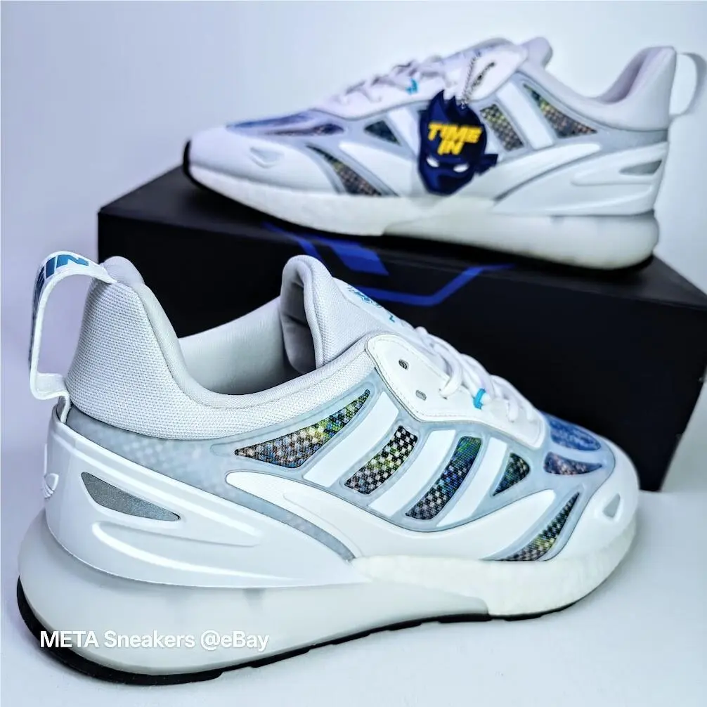 Adidas shoes - adidas ZX - GZ3745 - Cloud White/Signal Cyan/Glow Pink 11
