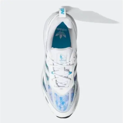 Adidas shoes - adidas ZX - GZ3745 - Cloud White/Signal Cyan/Glow Pink 15
