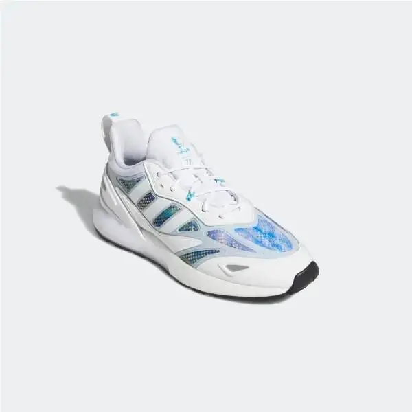 Adidas shoes - adidas ZX - GZ3745 - Cloud White/Signal Cyan/Glow Pink 22