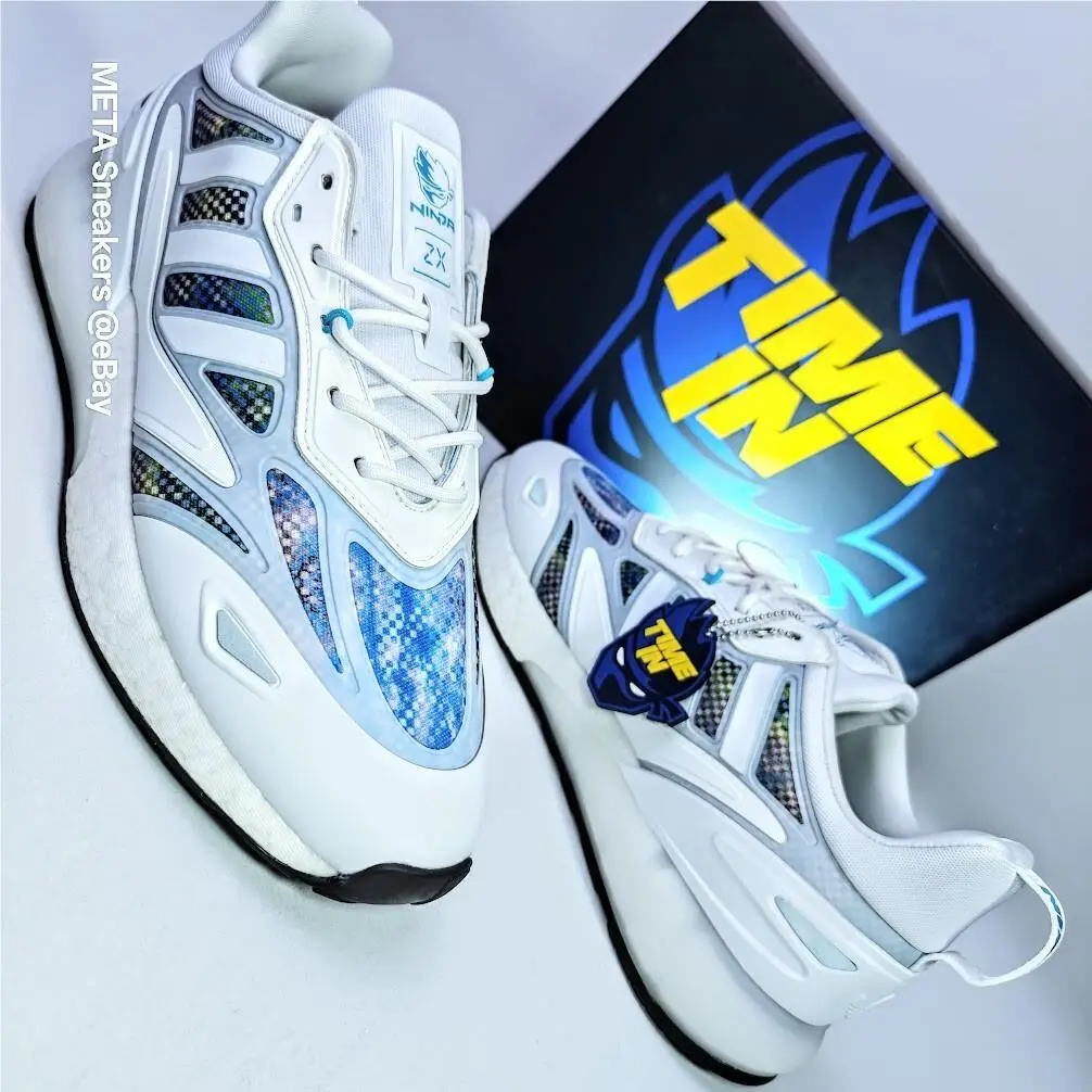 Adidas shoes - adidas ZX - GZ3745 - Cloud White/Signal Cyan/Glow Pink 4