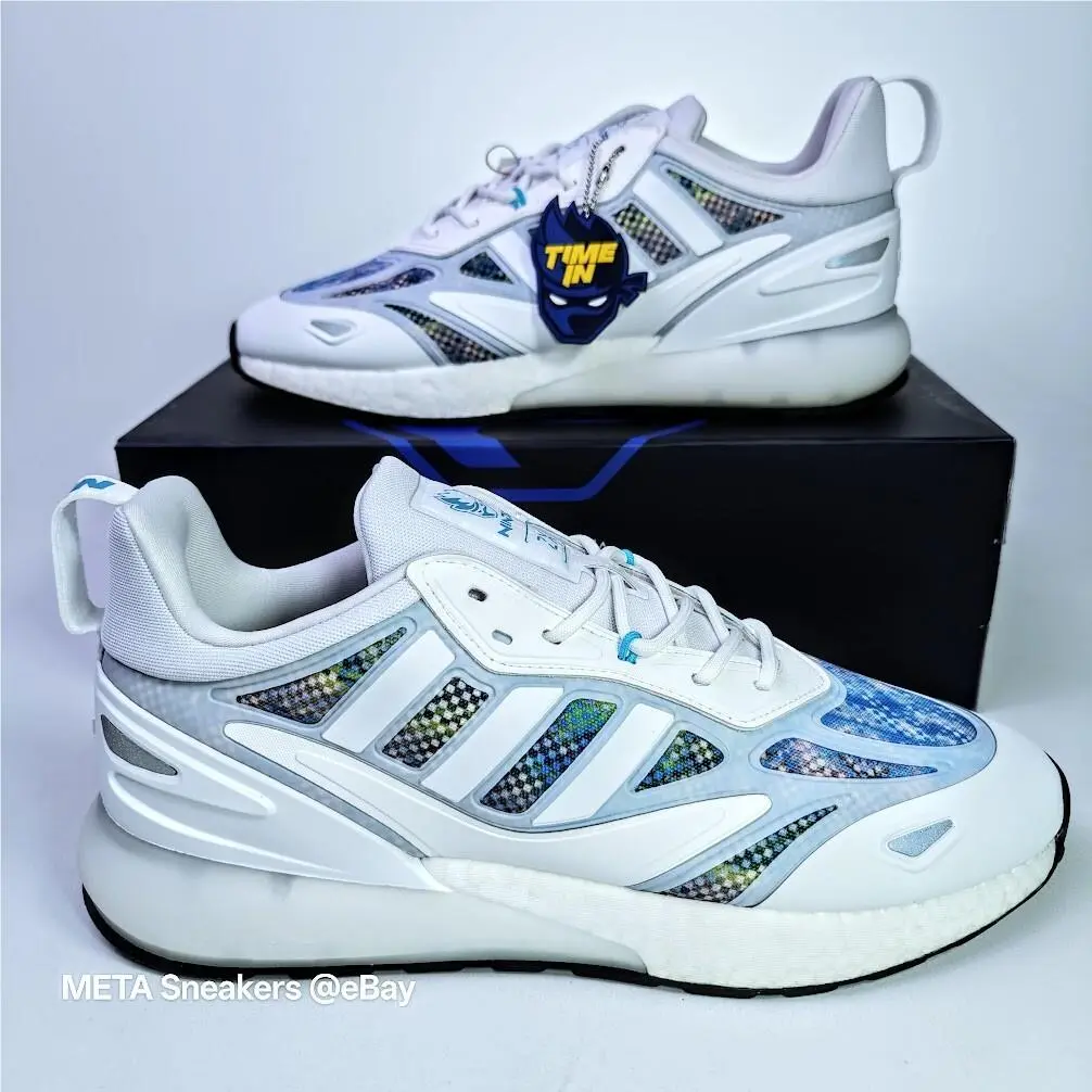 Adidas shoes - adidas ZX - GZ3745 - Cloud White/Signal Cyan/Glow Pink 6