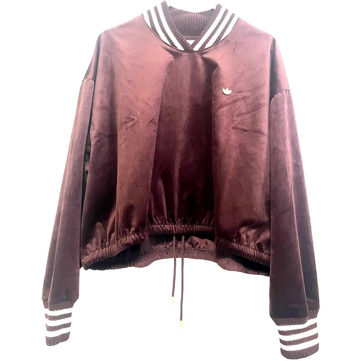 Adidas Women SZ XL Mujer Velvet Sweat Sweatshirts Originals IX0961