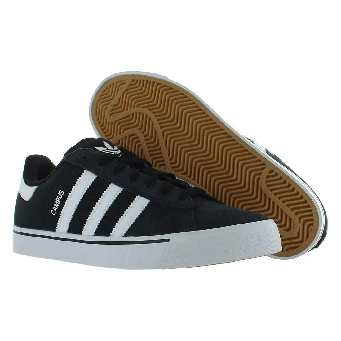 Campus Vulcanized Mens Shoes Size 10.5 Color: Core Black/white by Adidas