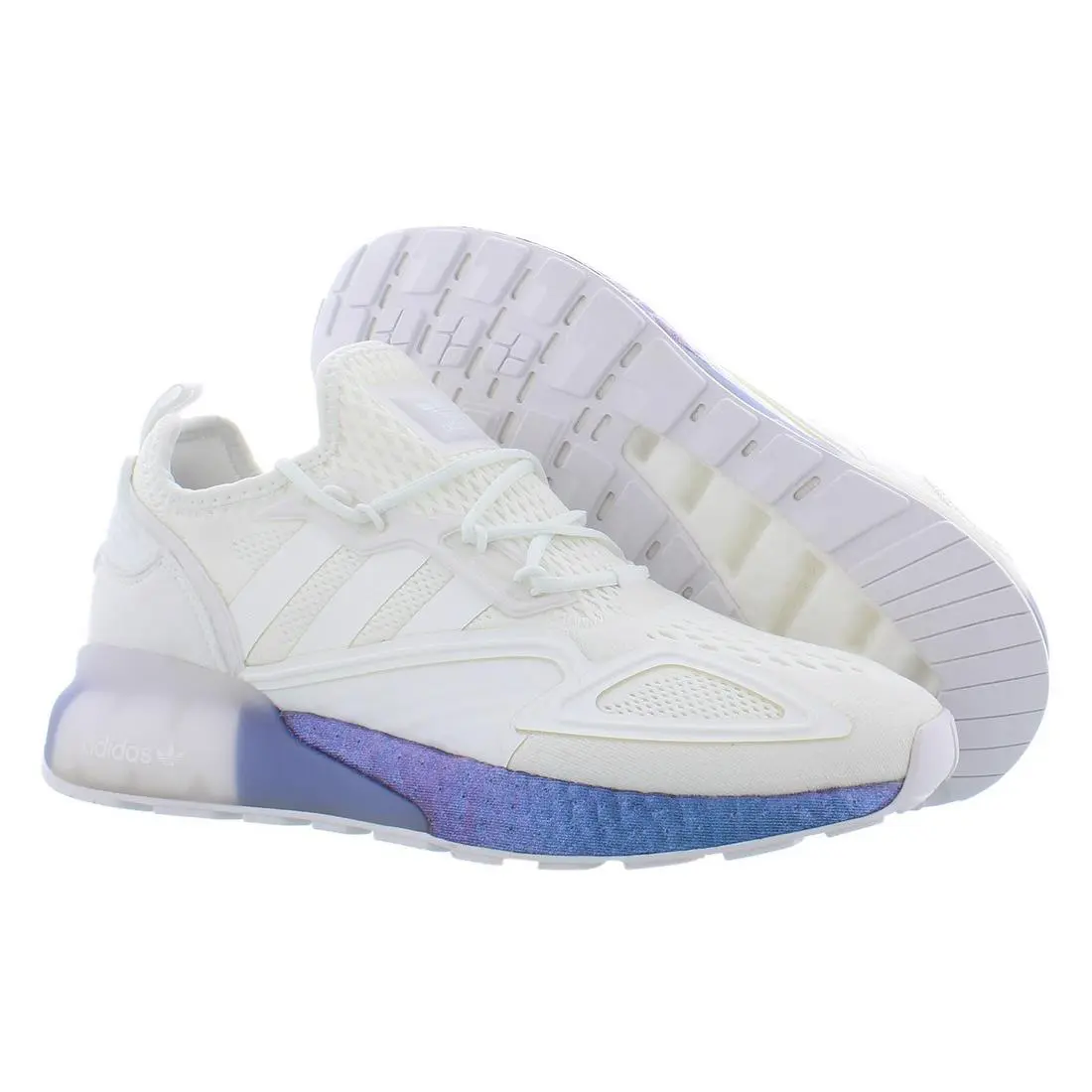 ZX 2K Boost Mens Shoes Size 13.5 Color: White Boost/blue Viole by Adidas