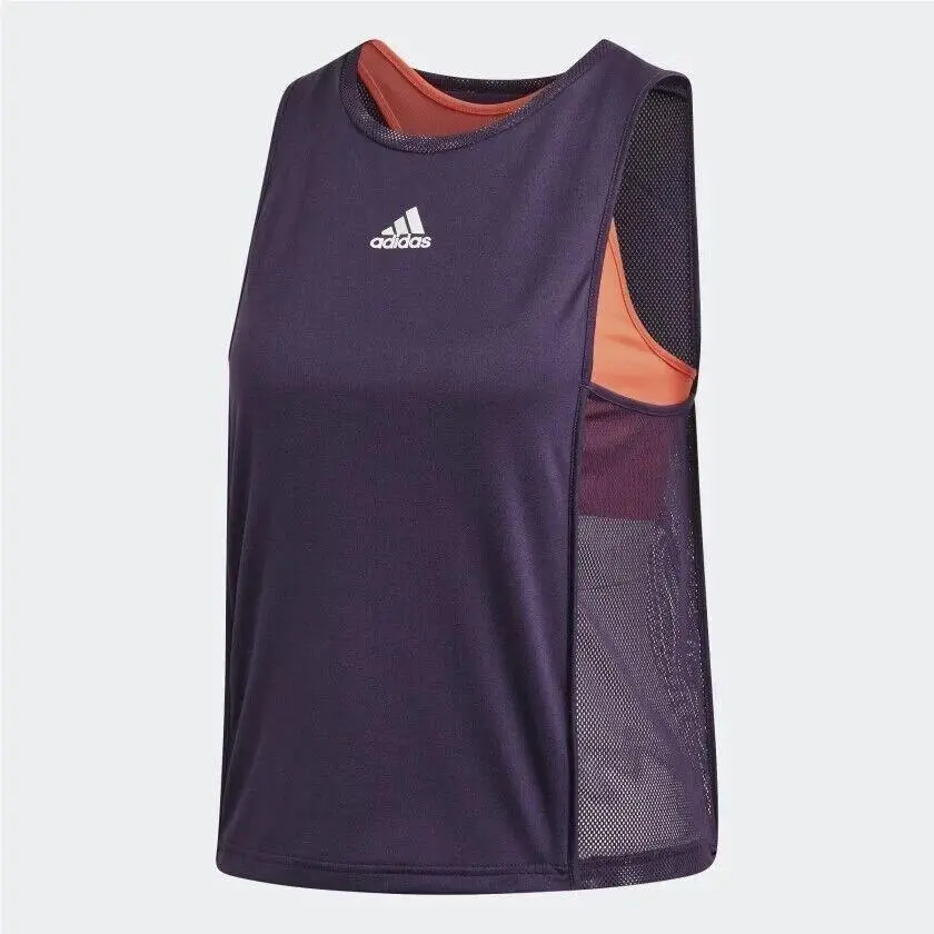 Lot of 25  Escouade Climacool Tennis Tank Bra Womens S M Purple DT3967 by Adidas