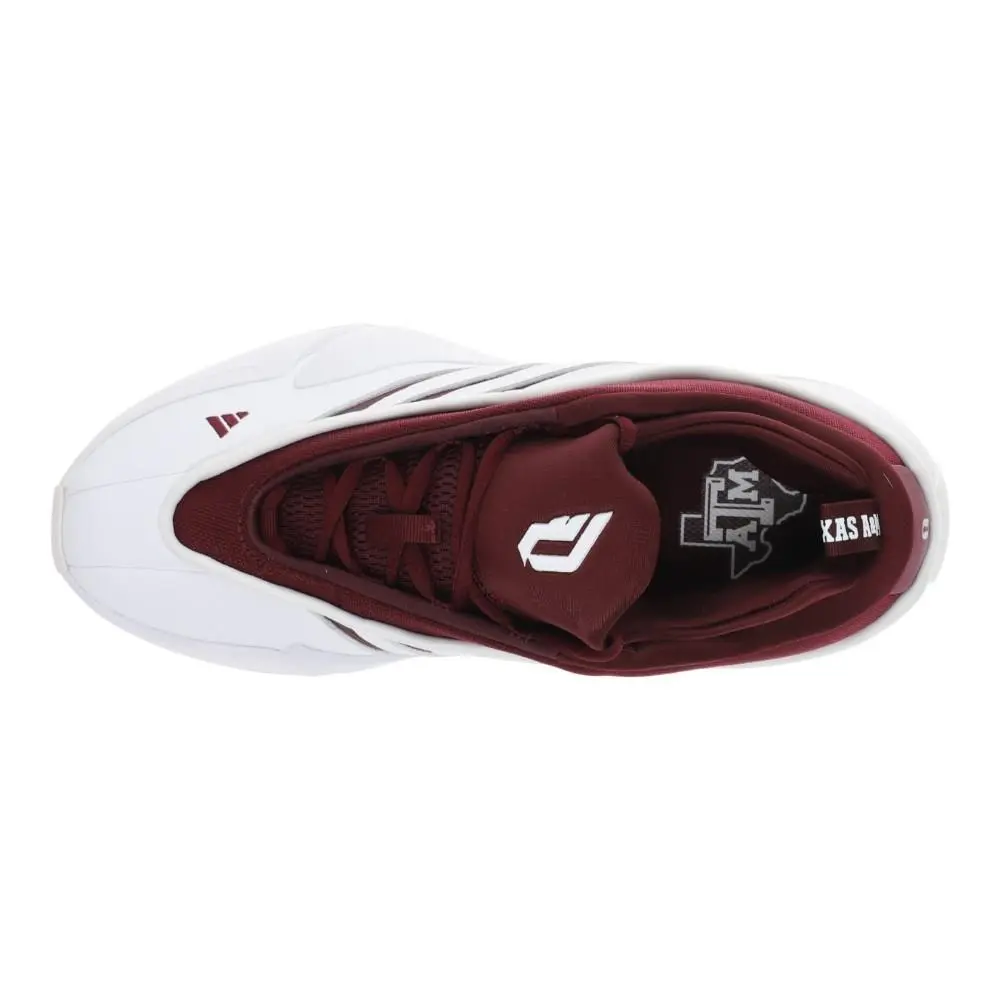 Adidas shoes - adidas Dame 9 Texas AM Aggies Basketball - JH6138-A - White (UPC: 197613609185) 2