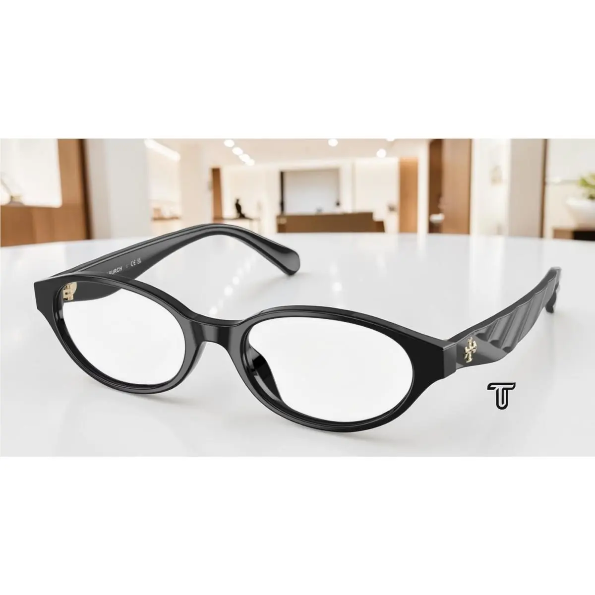 TY2171U 1709 Black Demo Lens 52 mm Women`s Eyeglasses by Tory Burch