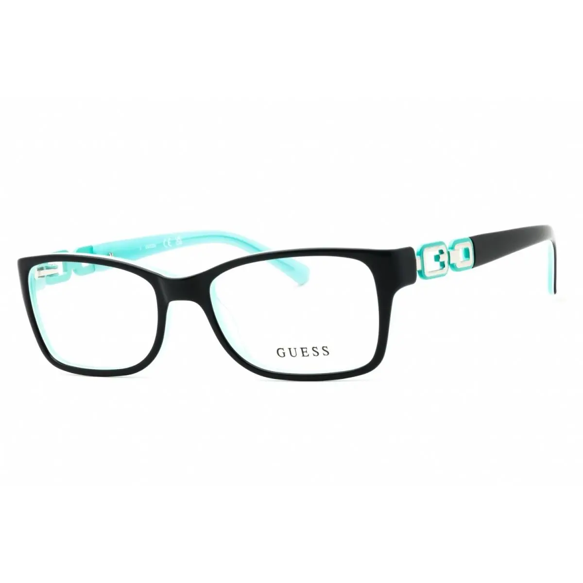 GU 2406 Blgrn Blue Green 52mm Eyeglasses by Guess