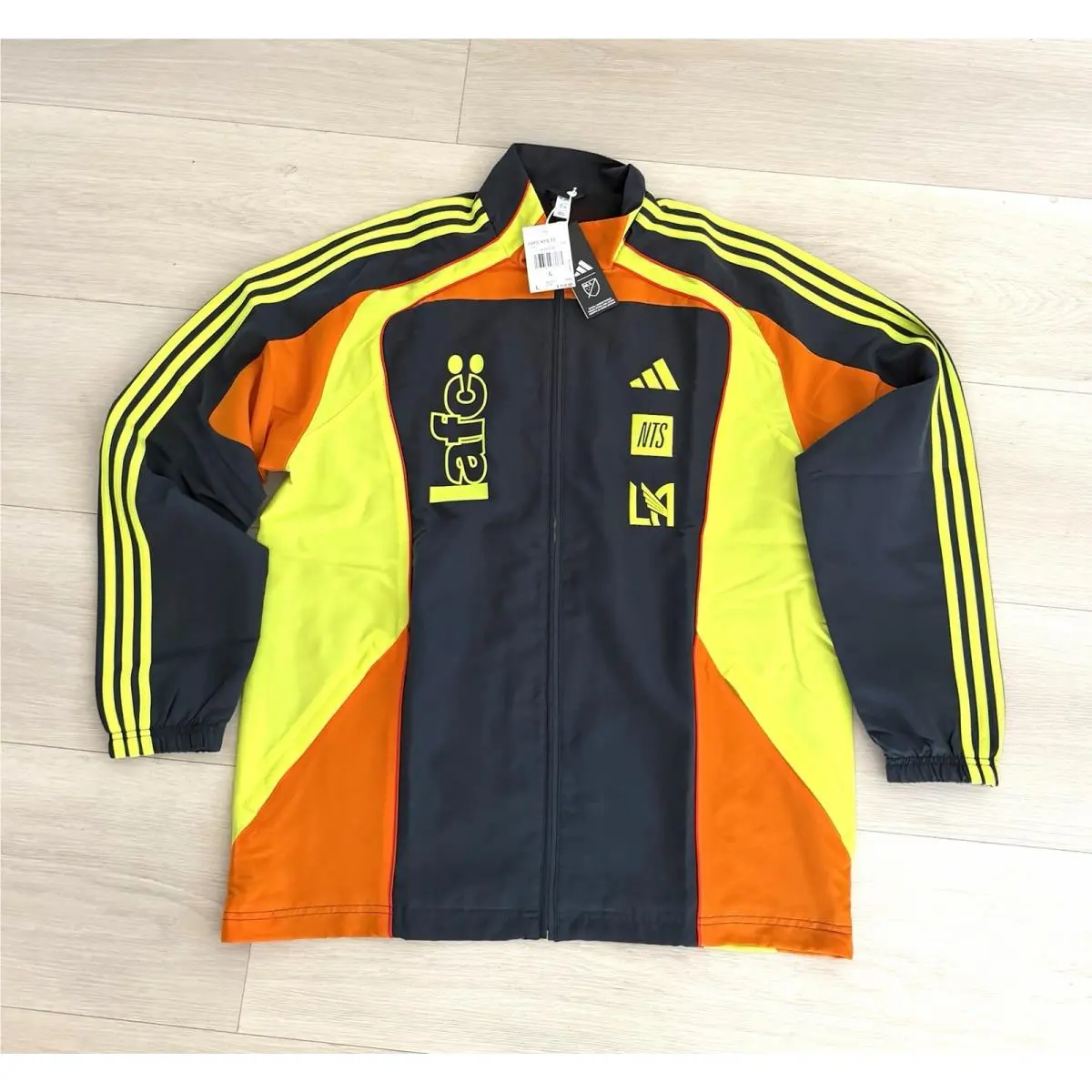 Lafc Los Angeles FC Nts Full Zip Track Jacket Mls Soccer Men Large by Adidas