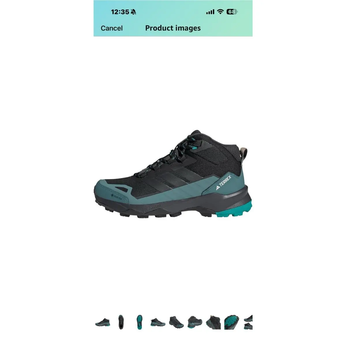 Adidas shoes - adidas TERREX Skychaser - TERREX Skychaser - Black/Carbon/Pure Teal 8