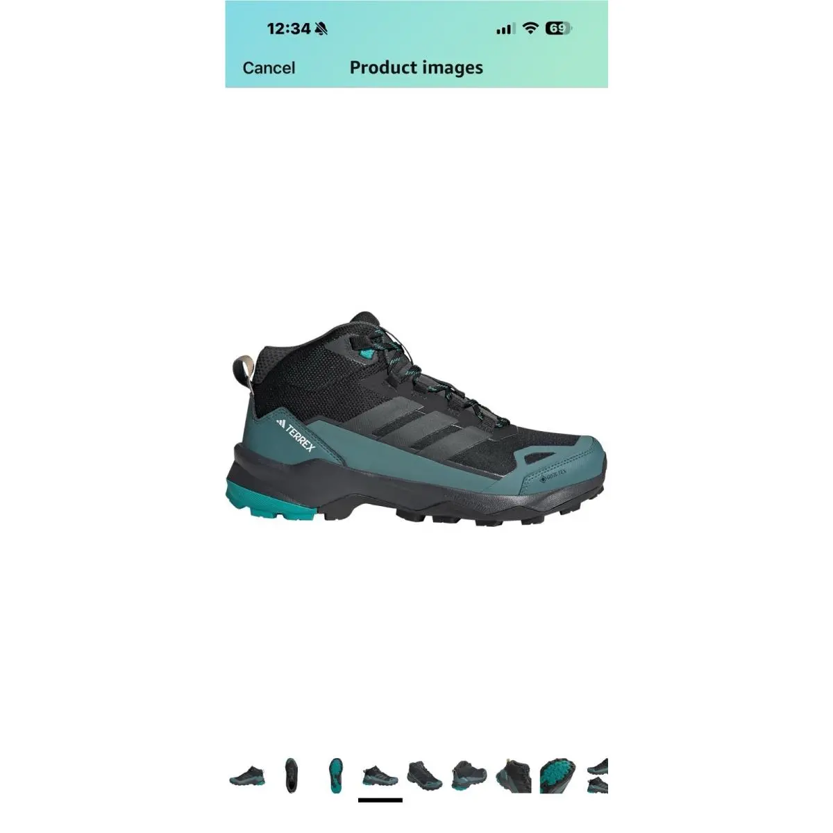 Adidas shoes - adidas TERREX Skychaser - TERREX Skychaser - Black/Carbon/Pure Teal 2