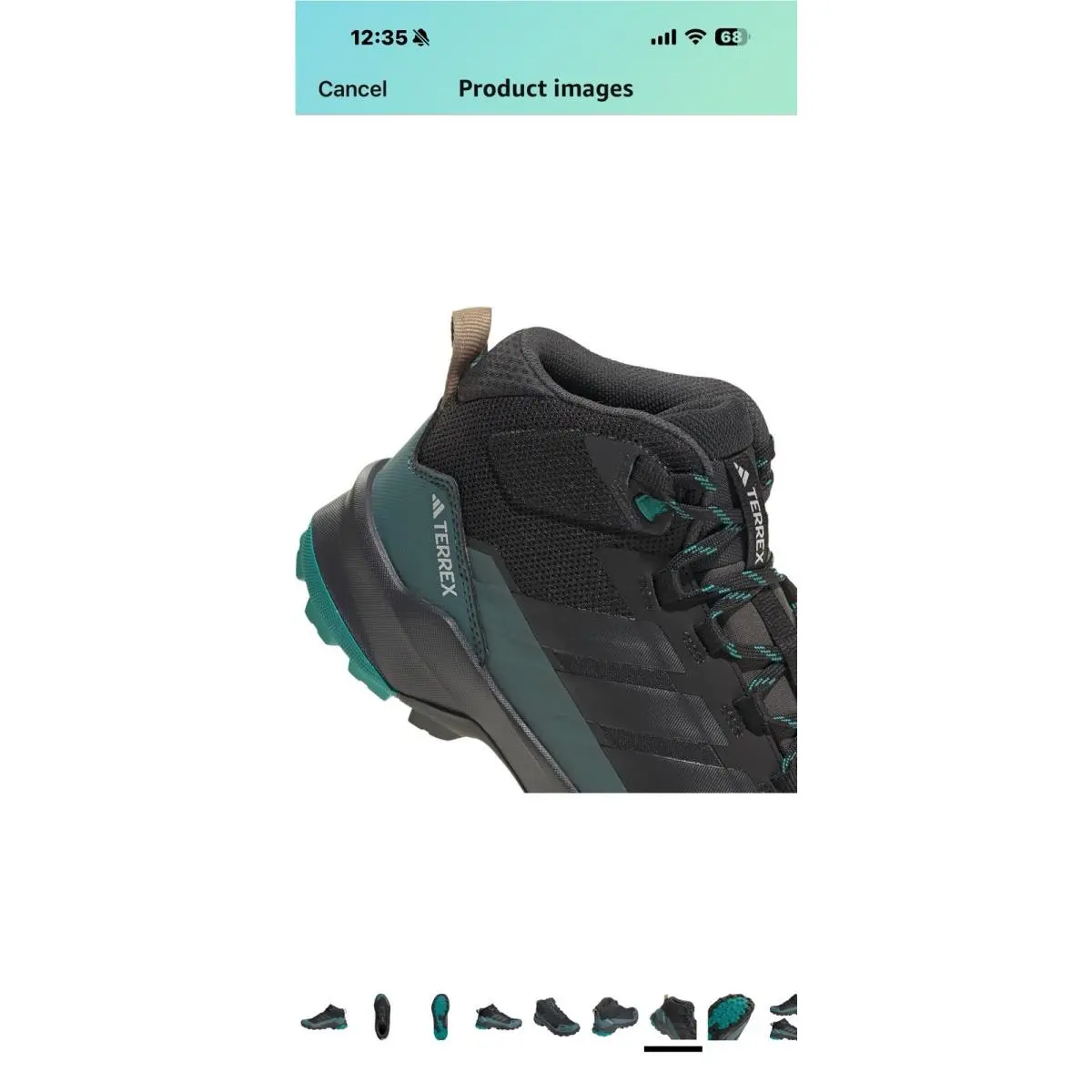 Adidas shoes - adidas TERREX Skychaser - TERREX Skychaser - Black/Carbon/Pure Teal 5