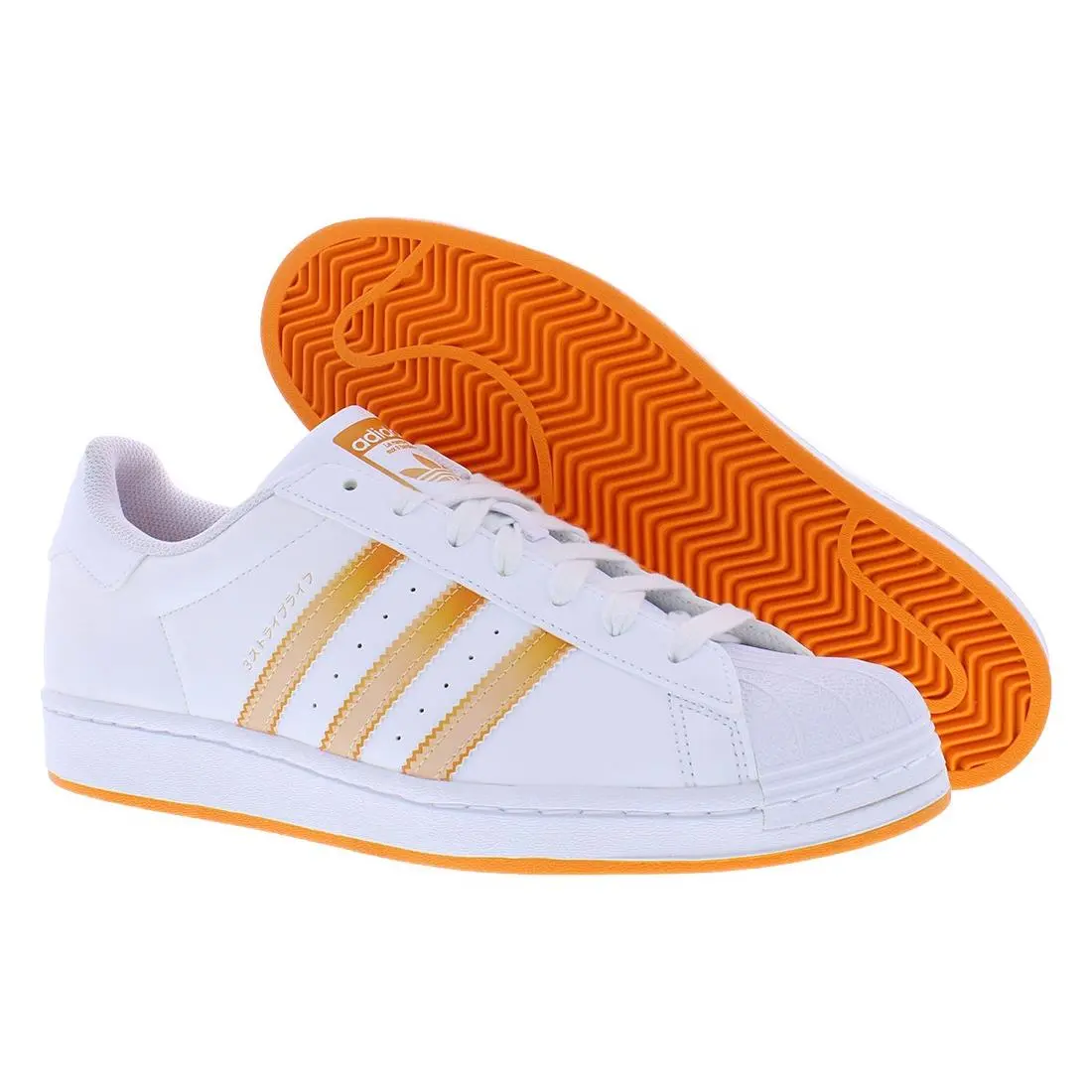 Adidas Superstar Leather Mens Shoes Size 7.5 Color: Cloud White/impact