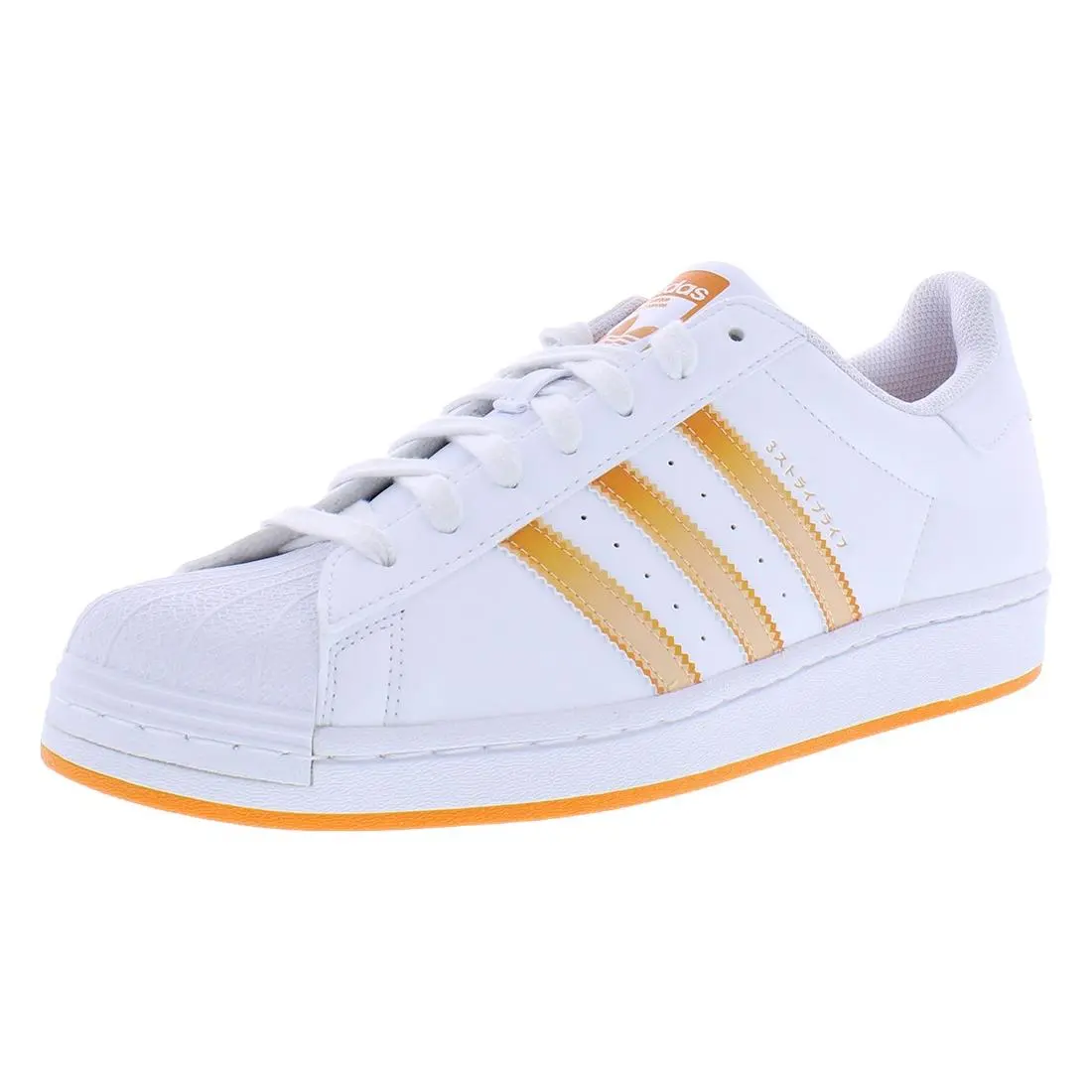 Adidas shoes - Cloud White/Impact Orange/Beam Yellow, Main: White (UPC: 195741884719) 0