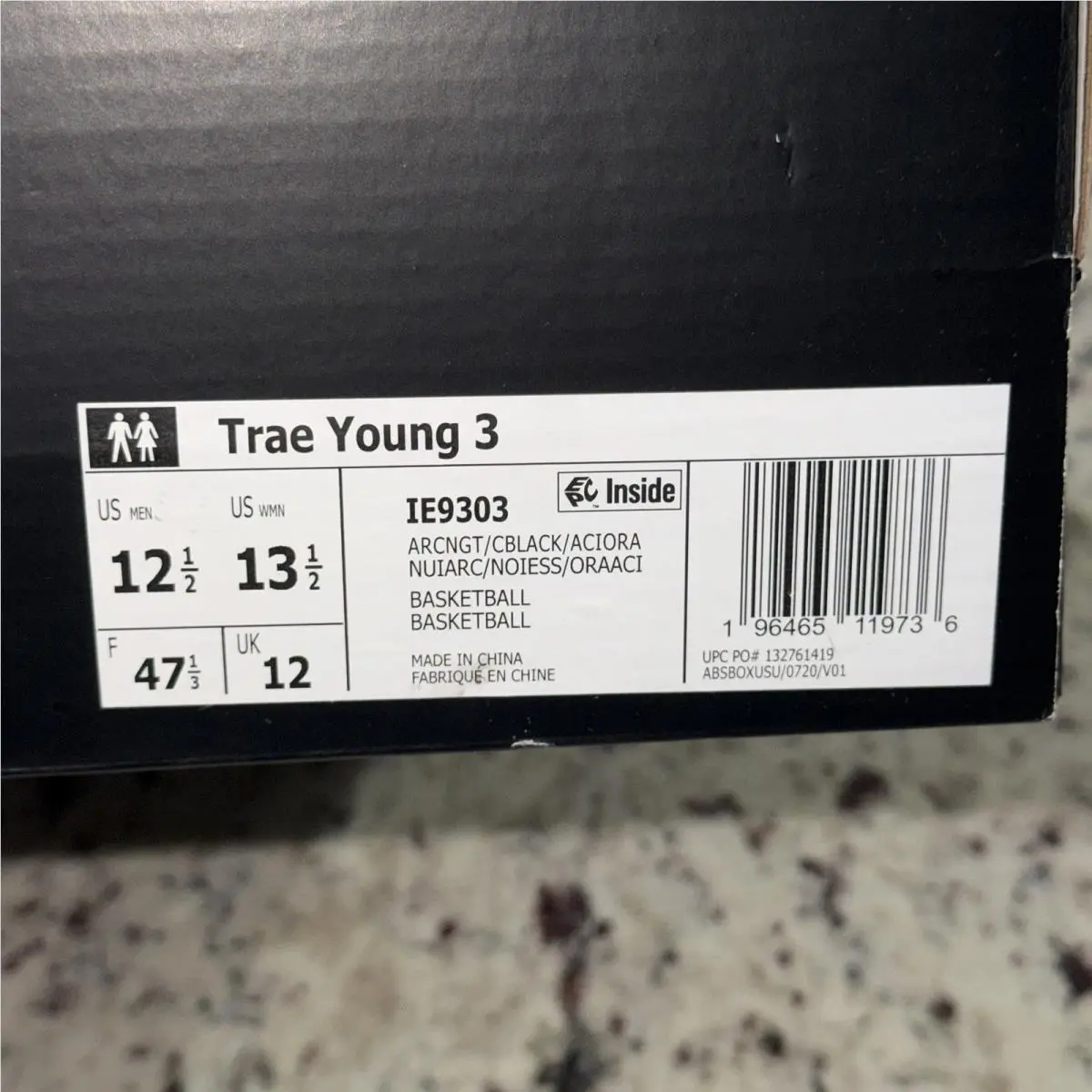 Adidas shoes - adidas Trae Young 3 - Trae Young - IE9303 - Black 0