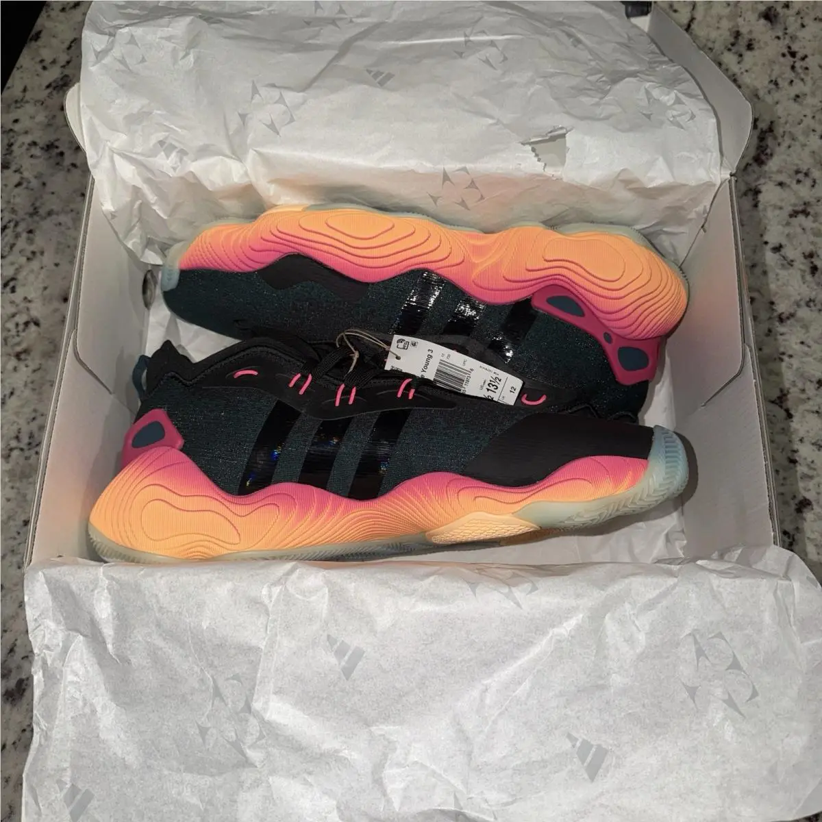 Adidas shoes - adidas Trae Young 3 - Trae Young - IE9303 - Black 4