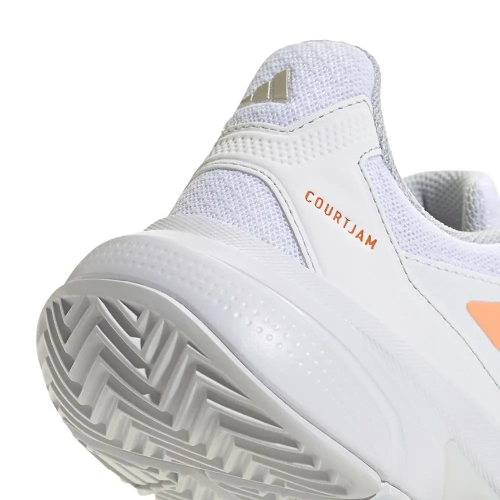 Adidas shoes - adidas Courtjam Control 3 Tennis - JR1788 - White (UPC: 198321331900) 5