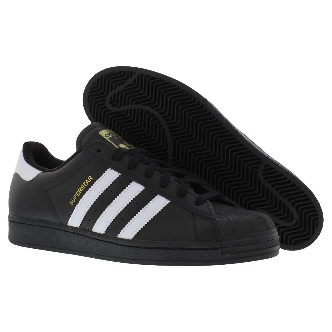Superstar Advanced Leather Mens Shoes Size 10.5 Color: Core by Adidas