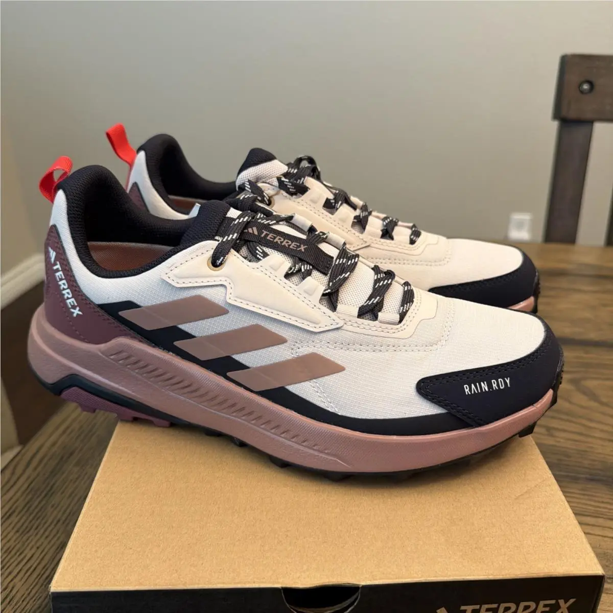 Terrex Anylander Rain.rdy Hiking Shoes Putty Mauve Womens Size 10 ..X1 by Adidas