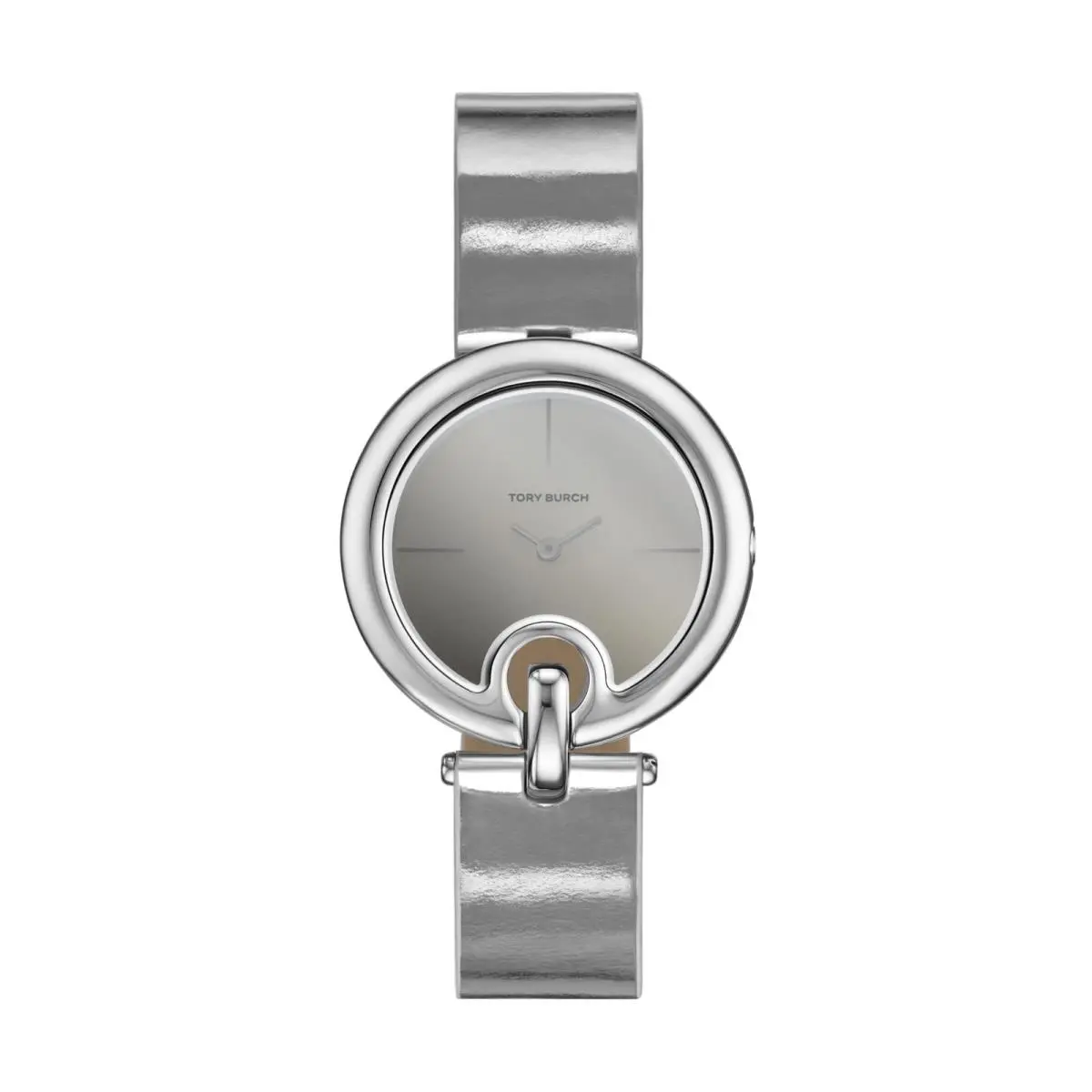 Women`s Pierced Silver Leather Band Watch Model: TBW7071 by Tory Burch