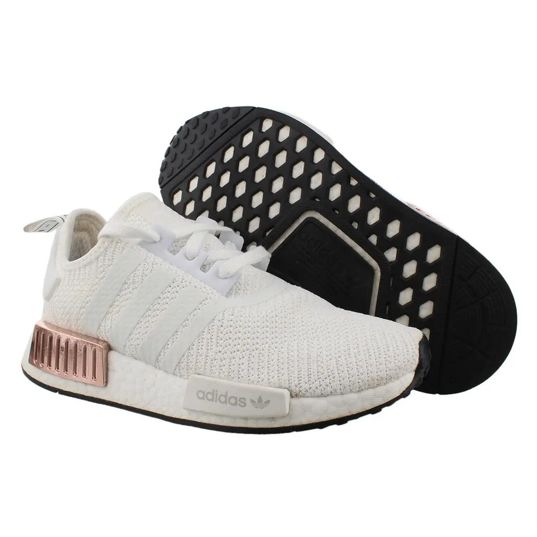 Nmd_R1 Womens Shoes Size 10.5 Color: White/pink by Adidas