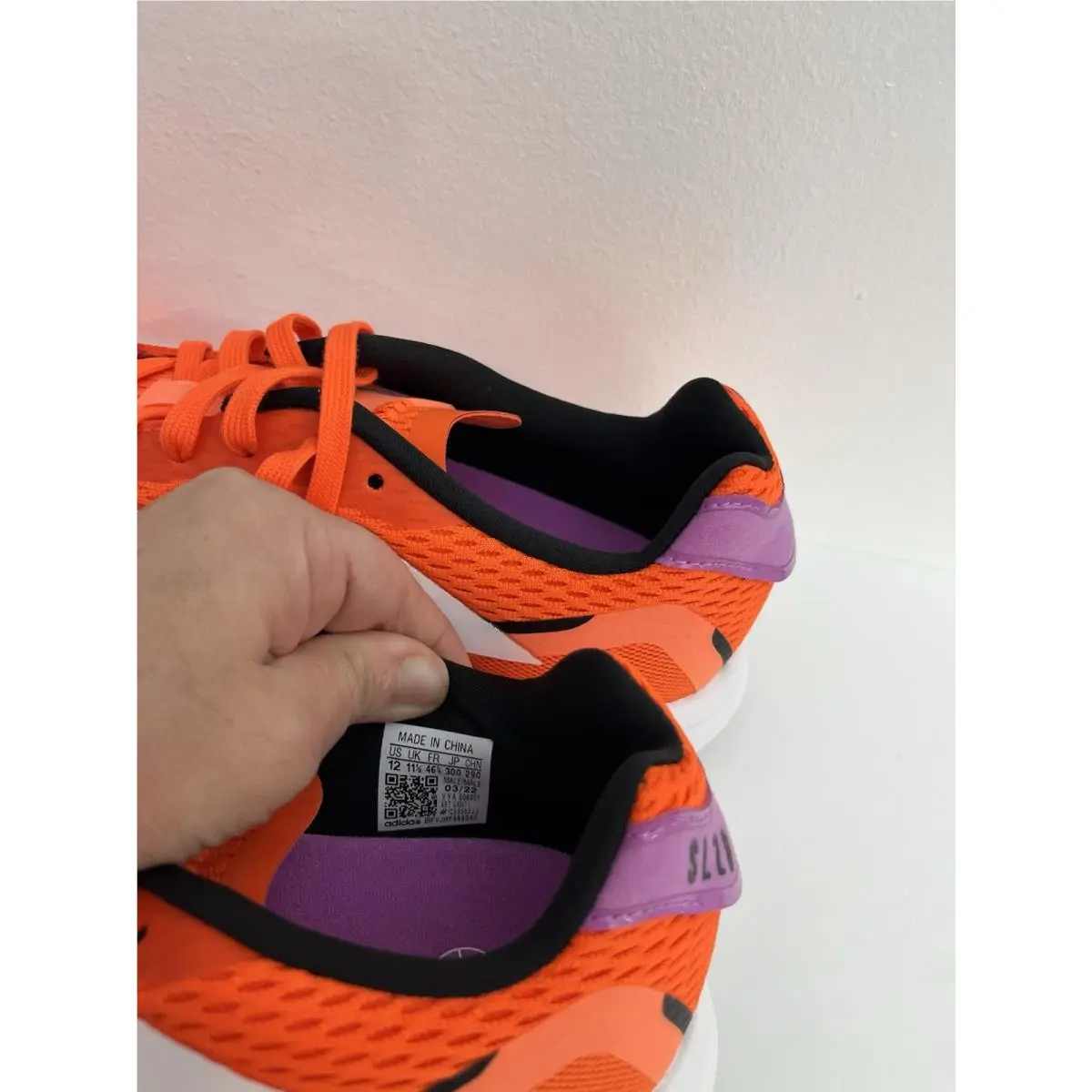 Adidas shoes - adidas SL 20 - GX6671 - Impact Orange / Cloud White (UPC: 0195740377182) 7
