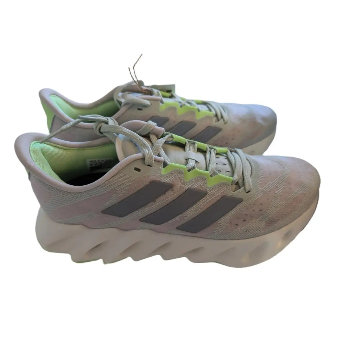 9 Womens Switch Fwd W Running Shoe Silver/green ID2646 by Adidas