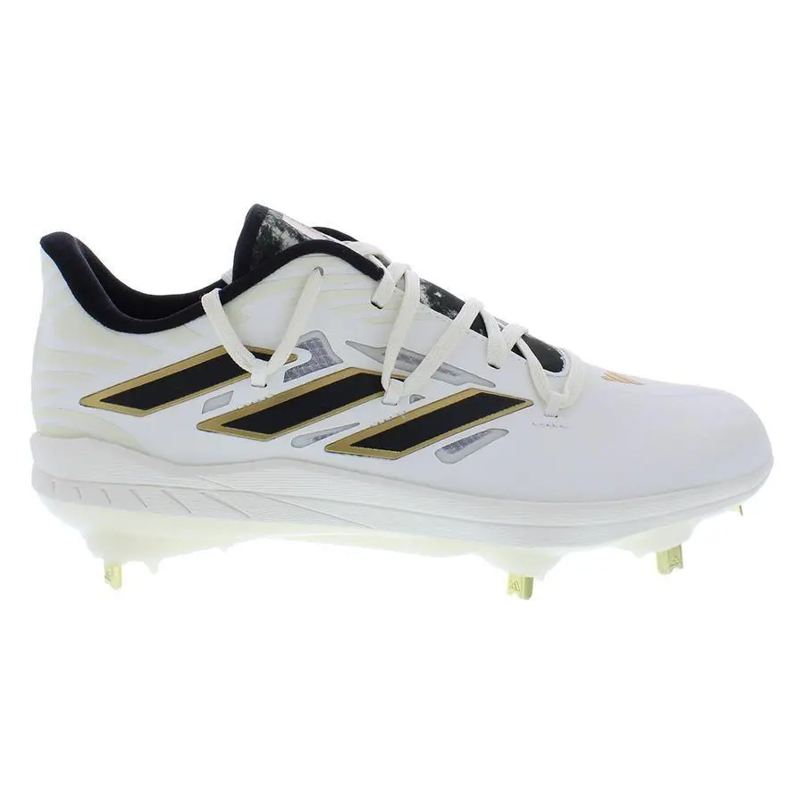 Adidas shoes - Cloud White/Core Black/Gold Metallic, Main: White (UPC: 196461561706) 2