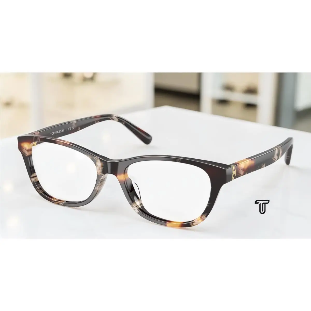 TY2172D 2072 Dark Tortoise Demo Lens 54 mm Women`s Eyeglasses by Tory Burch