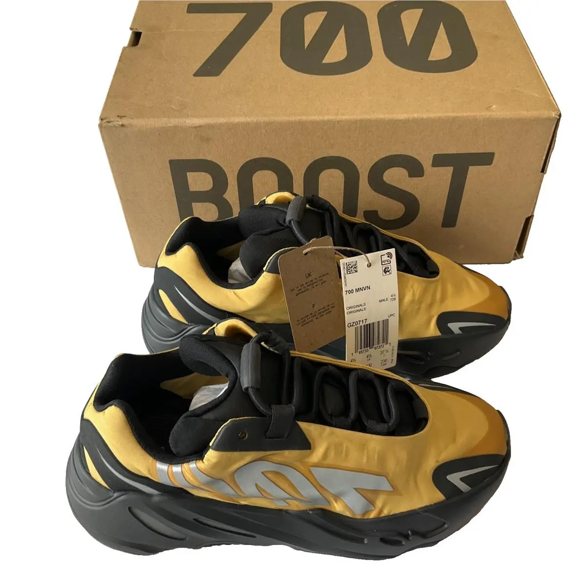 Adidas Yeezy 700 Mnvn Sneaker Shoes Mens Size Us 5 Honey Originals