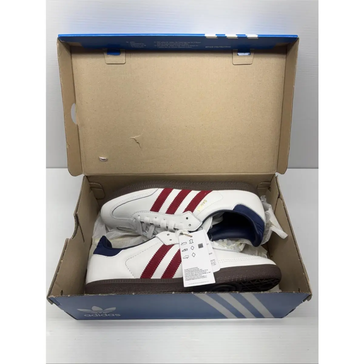 Adidas shoes - adidas Samba - Samba - IH4881 - Bright White/Victory Red/Dark Indigo 1