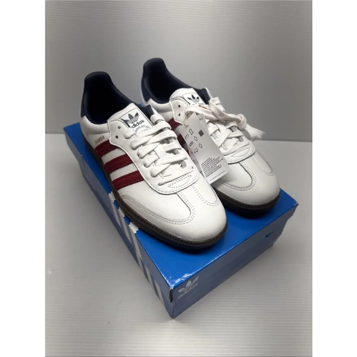 Adidas shoes - adidas Samba - Samba - IH4881 - Bright White/Victory Red/Dark Indigo 0