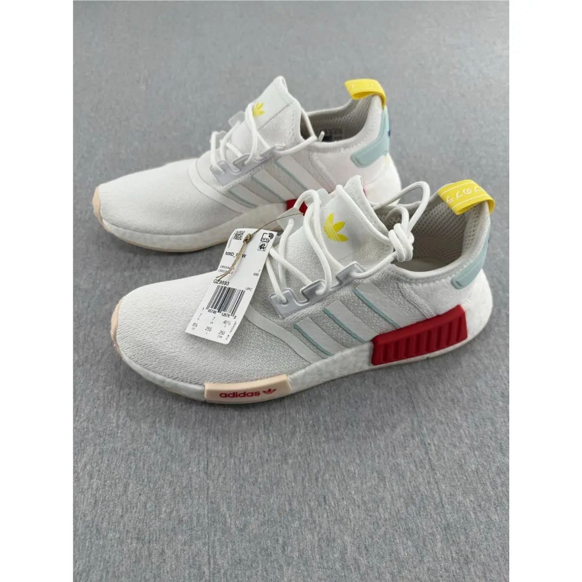 Size 8.5 - Adidas NMD_R1 White Women’s -GZ9593 - Box