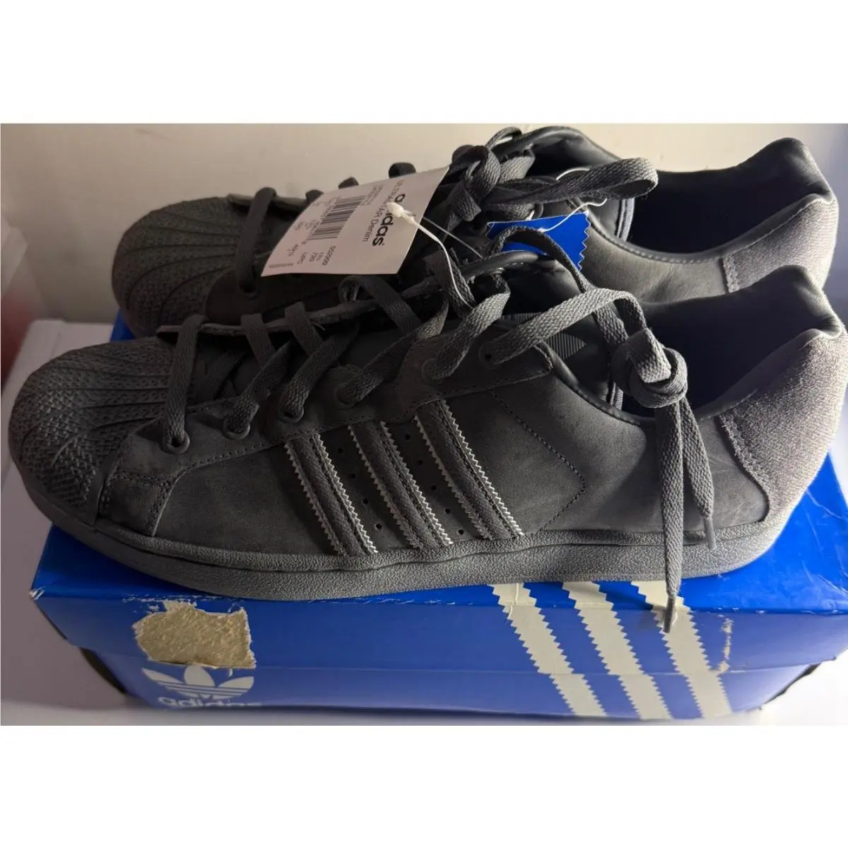 Adidas shoes - adidas Superstar 80S - Superstar - 552999 - Gray (UPC: 098093498118) 1