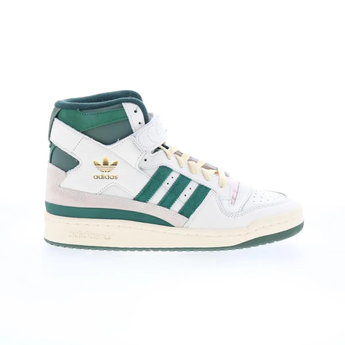 Forum 84 GW2203 Mens White Leather Lace Up Lifestyle Sneakers Shoes 8.5 by Adidas