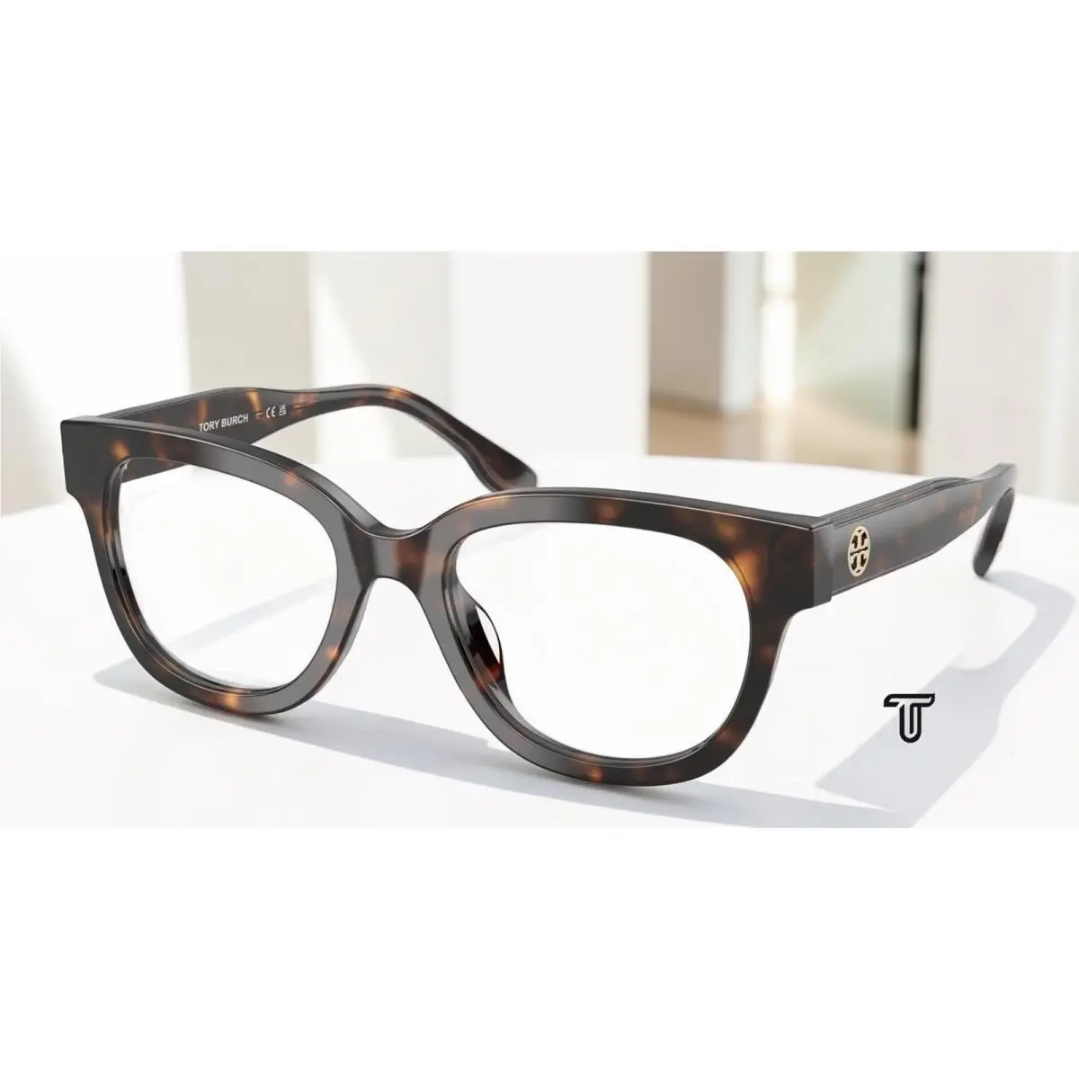 TY2164U 1964 Dark Tortoise Demo Lens 52 mm Women`s Eyeglasses by Tory Burch