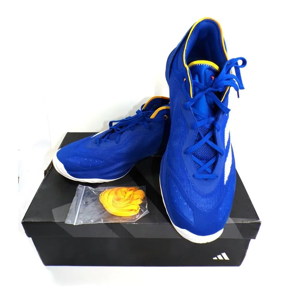 Adidas Adizero Select 2.0 SM Ncaa Kansas Jayhawks Basketball Shoes JI4006 Size 15