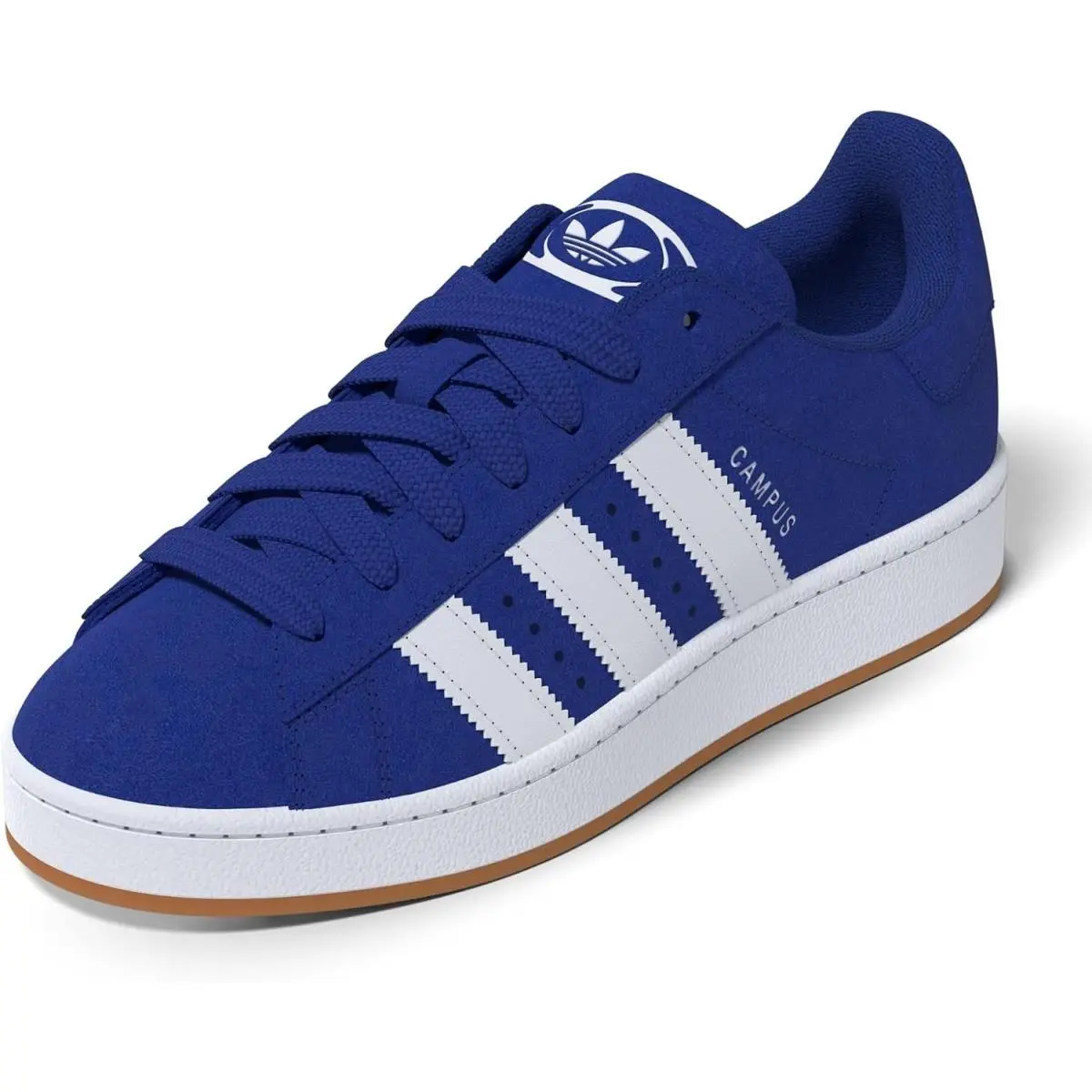 Adidas Campus 00s J Big Kid Shoes Semi Lucid Blue/cloud White/gum Size 3.5 - Blue