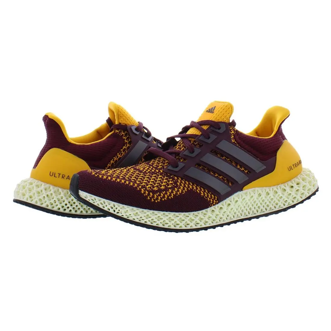 Adidas shoes - Maroon/Core Black/Semi Solar Gold, Main: Red (UPC: 191985172773) 1
