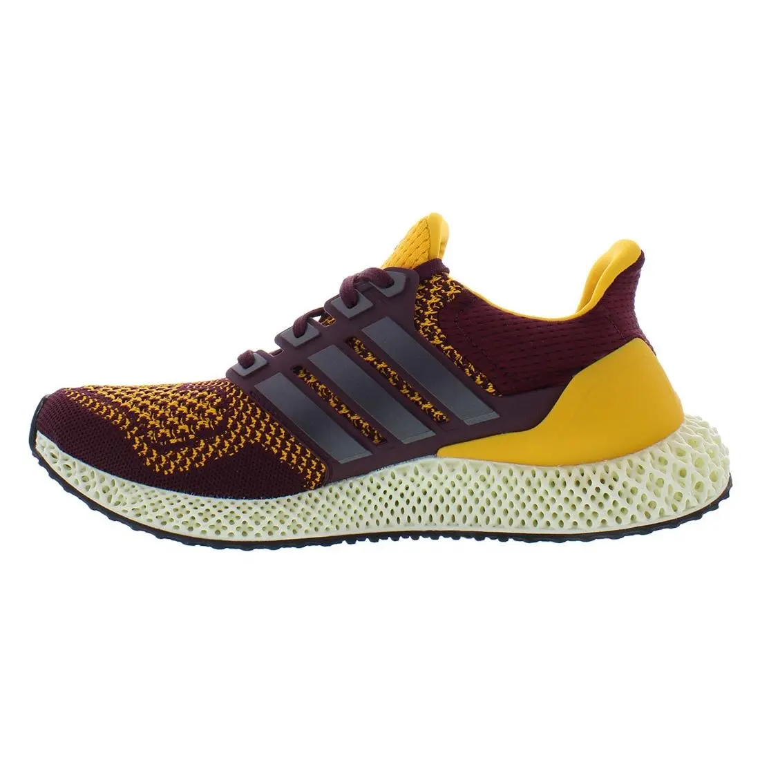Adidas shoes - Maroon/Core Black/Semi Solar Gold, Main: Red (UPC: 191985172773) 2