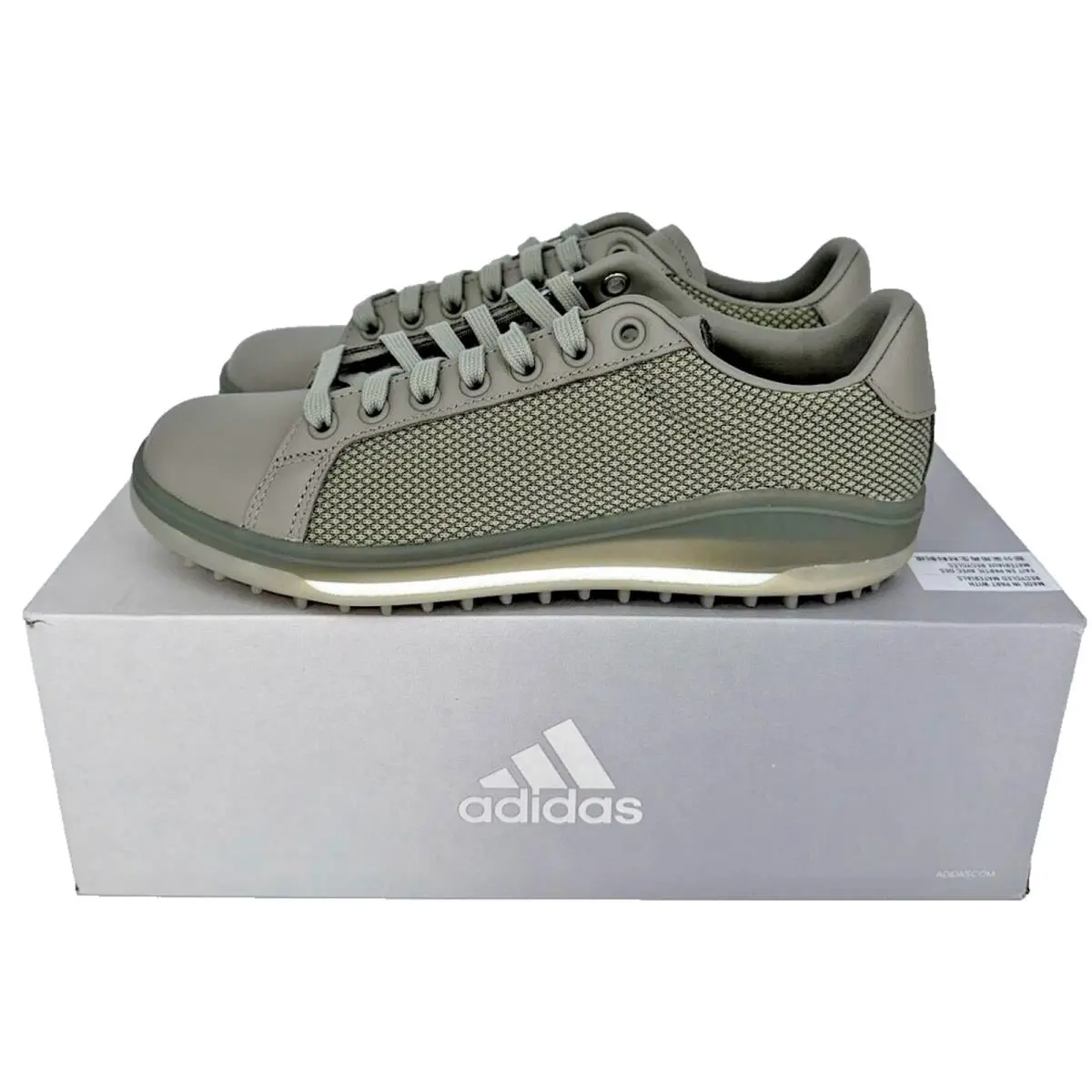 Go-to Spikeless 1 Mens Golf Shoes Olive Green GV6905 Size 7 by Adidas