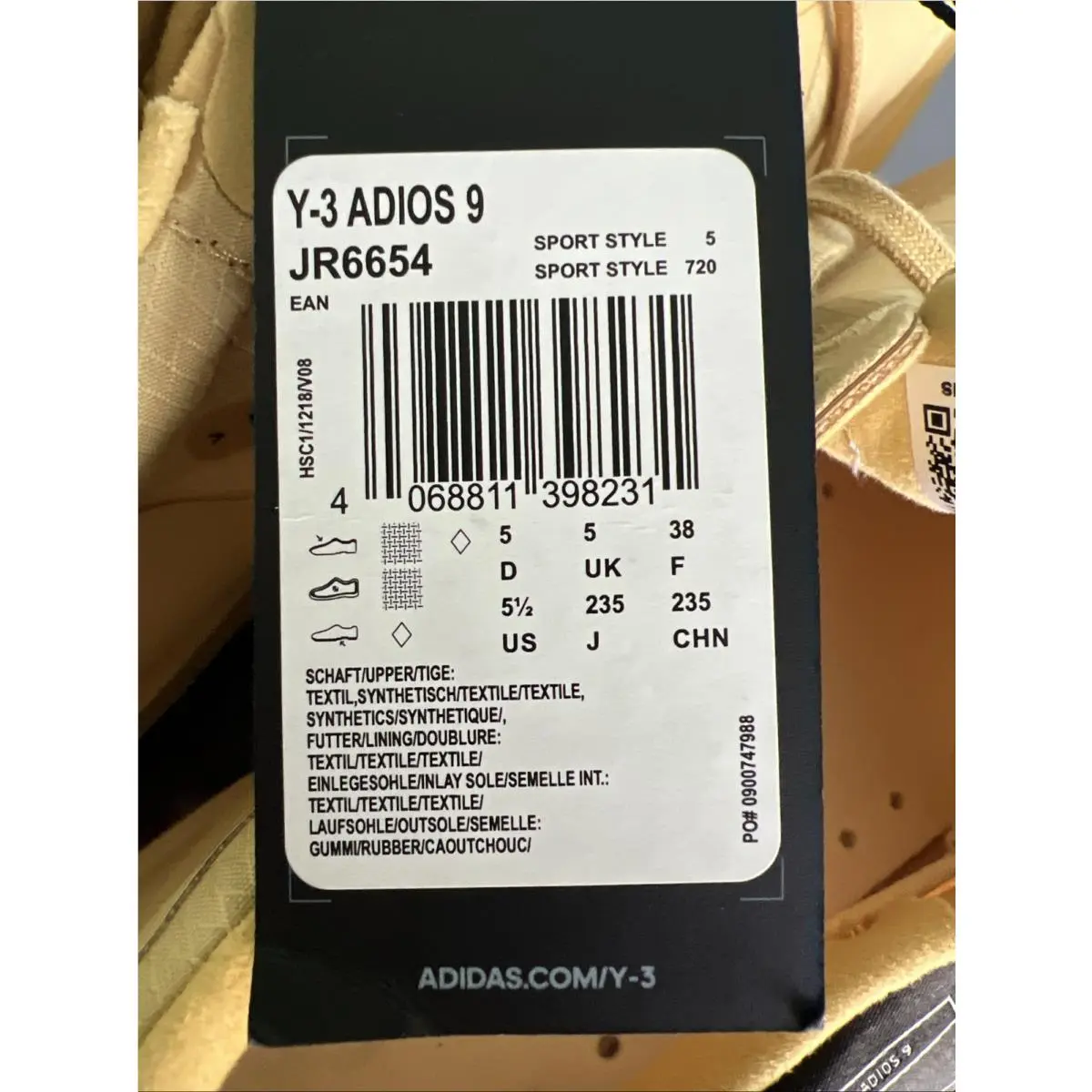 Adidas shoes - adidas Adizero - Adizero - JR6654 - Yellow 5