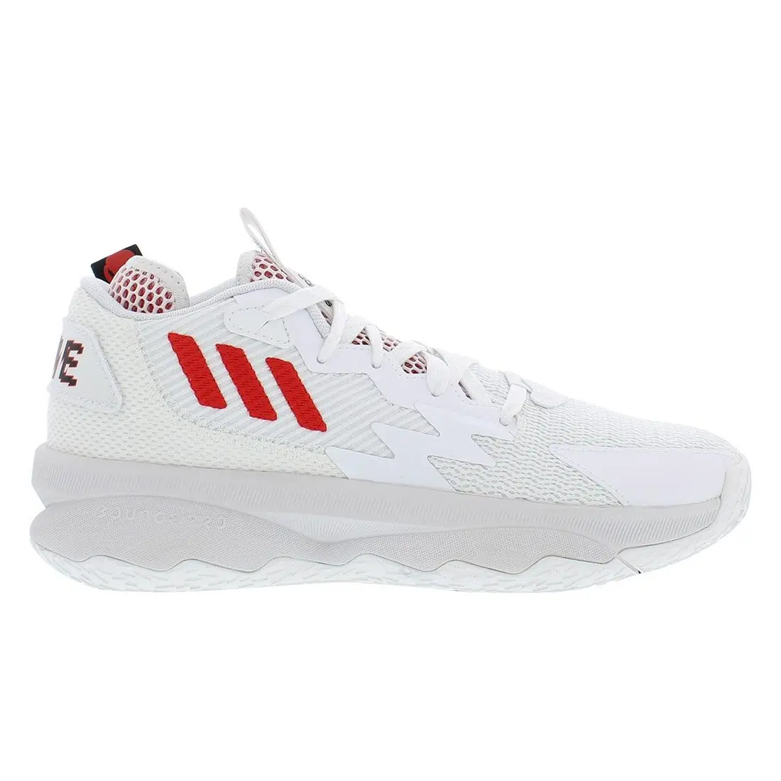 Adidas Dame 8 Unisex Shoes Size 14.5 Color: White/red