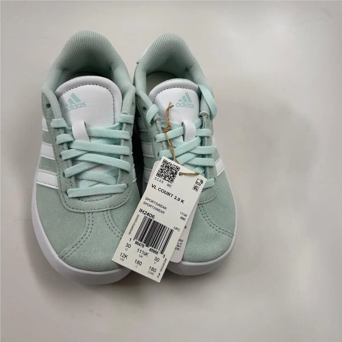 Adidas shoes - VL Court 3.0 K - Court - Green 1