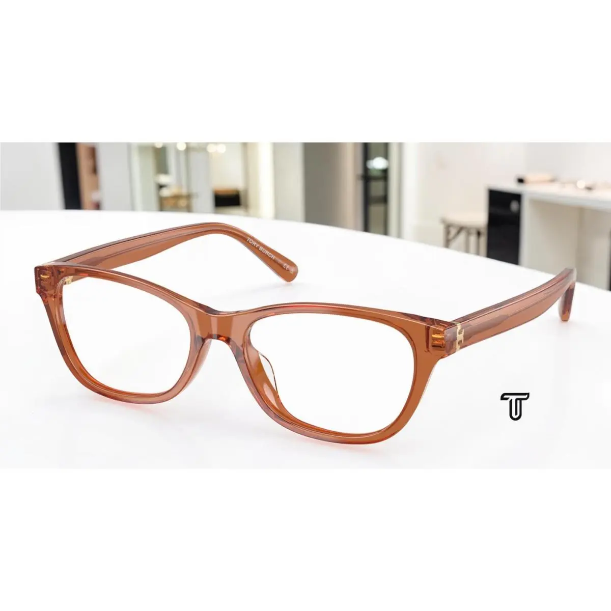 TY2172D 2078 Whiskey Demo Lens 54 mm Women`s Eyeglasses by Tory Burch